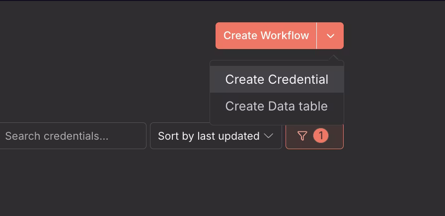 Create a n8n Credential