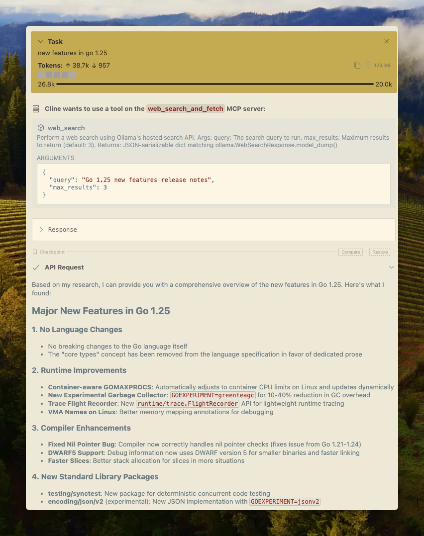 Cline MCP Configuration