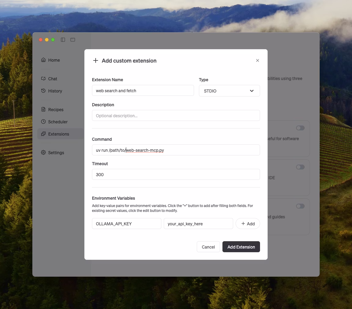 Goose MCP Configuration 1